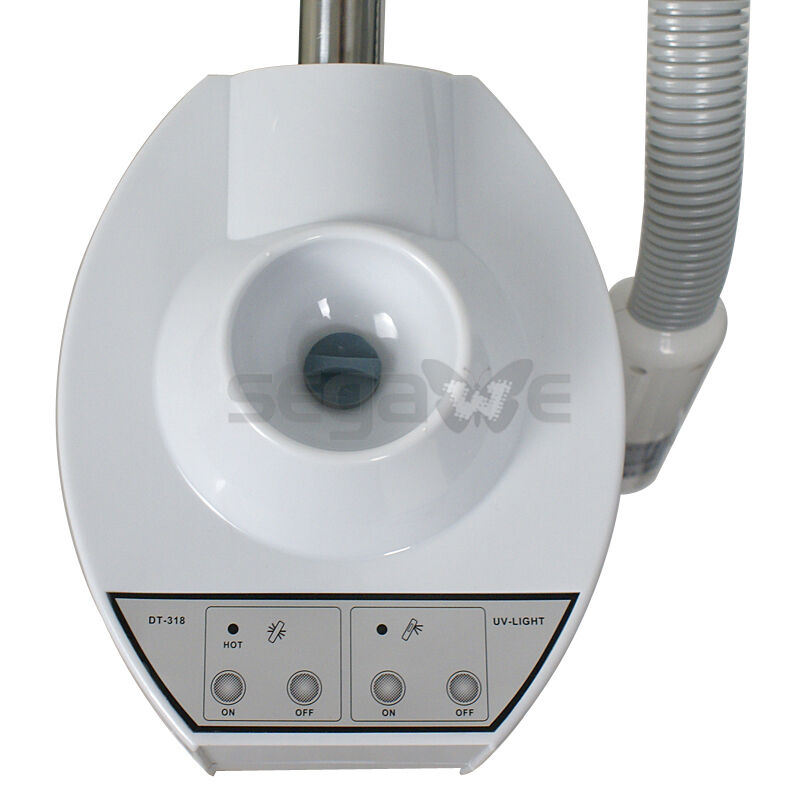 Portable 2 in 1 Facial Steamer 5X Magnifying Lamp Hot Ozone Machine Spa Salon