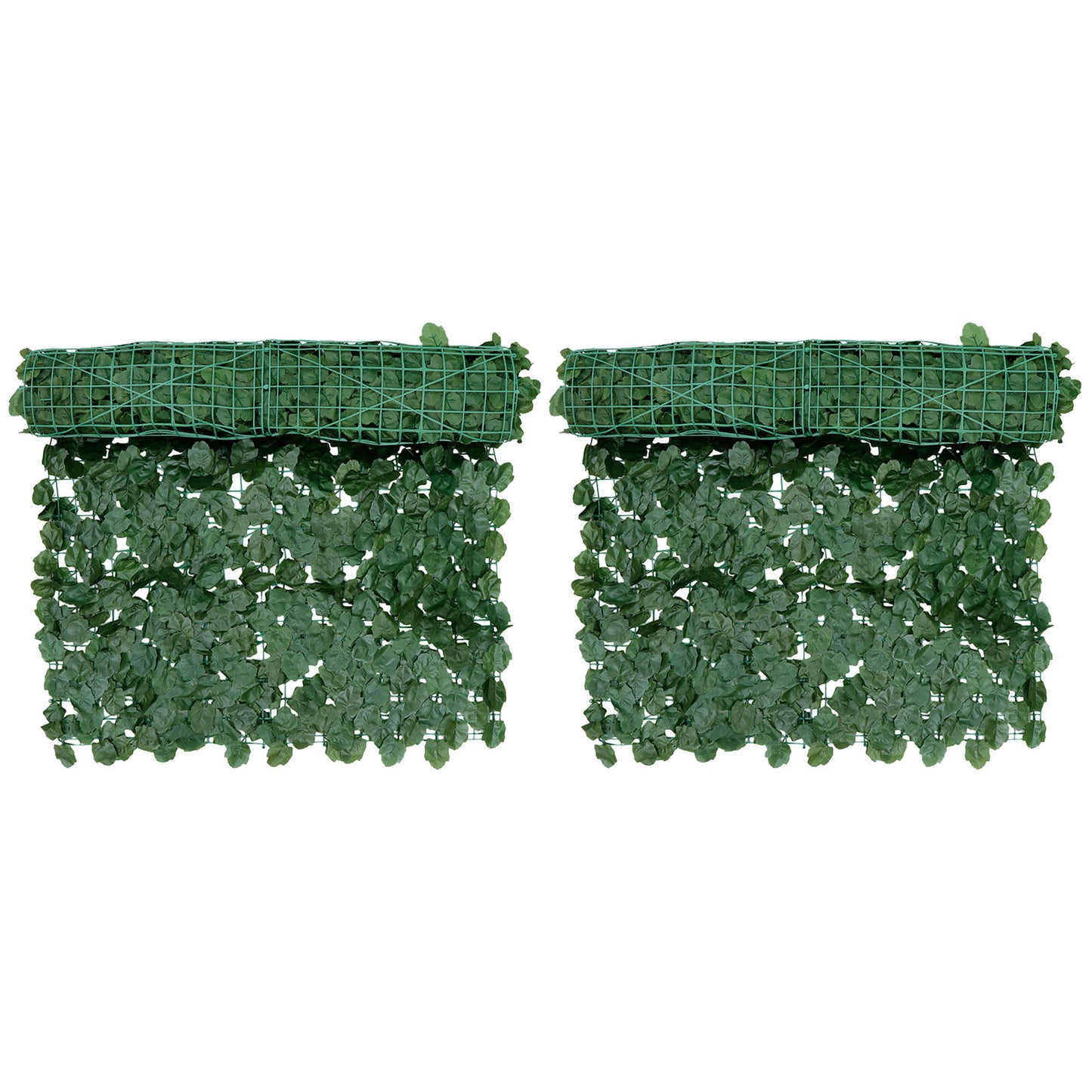 2X 98" X 59" Decorative Double Side Artificial Ivy Privacy Fencing Screen