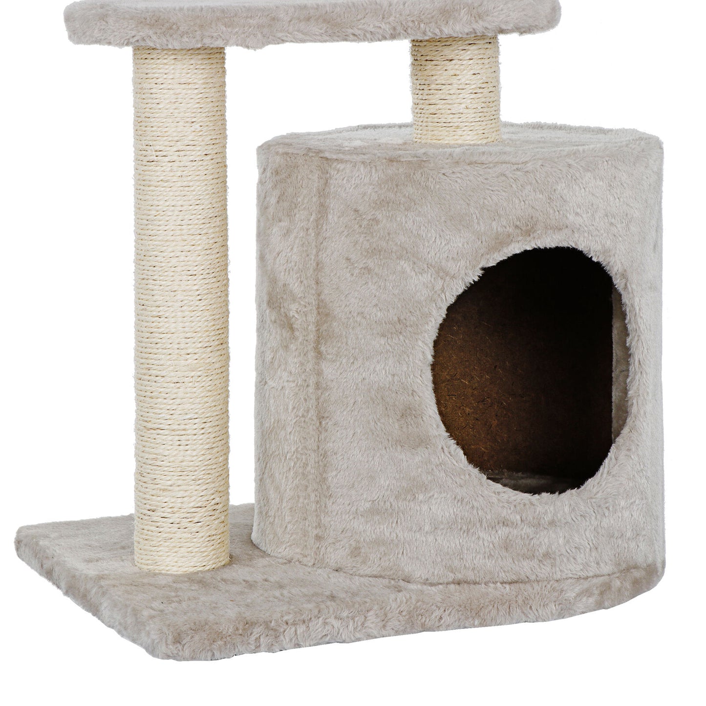 28.7" Cat Tree Activity Tower Pet Kitty Furniture with Cave Scratching Posts