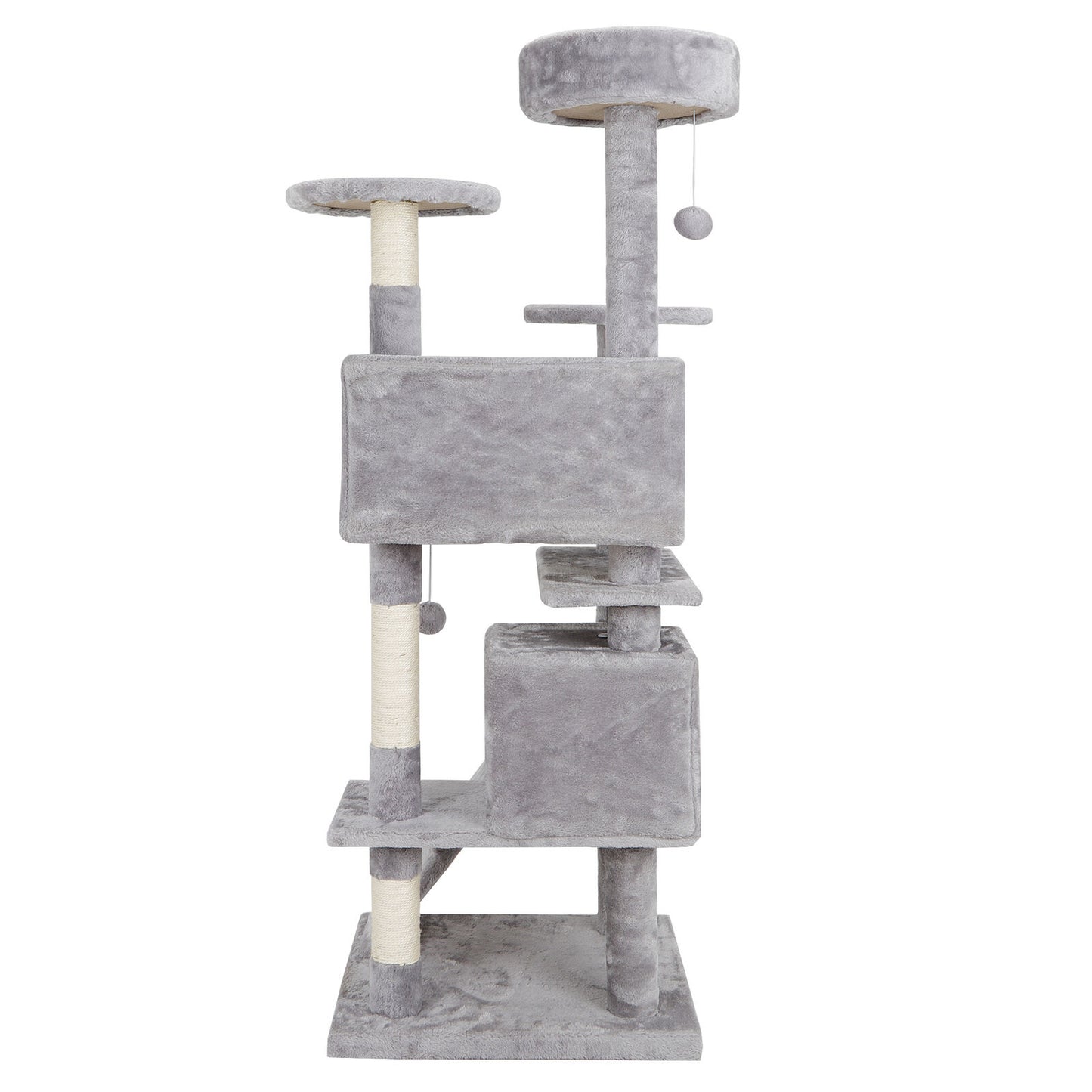 52" Cat Tree Tower Activity Center Large Playing Condo Scratching Rest & Sleep