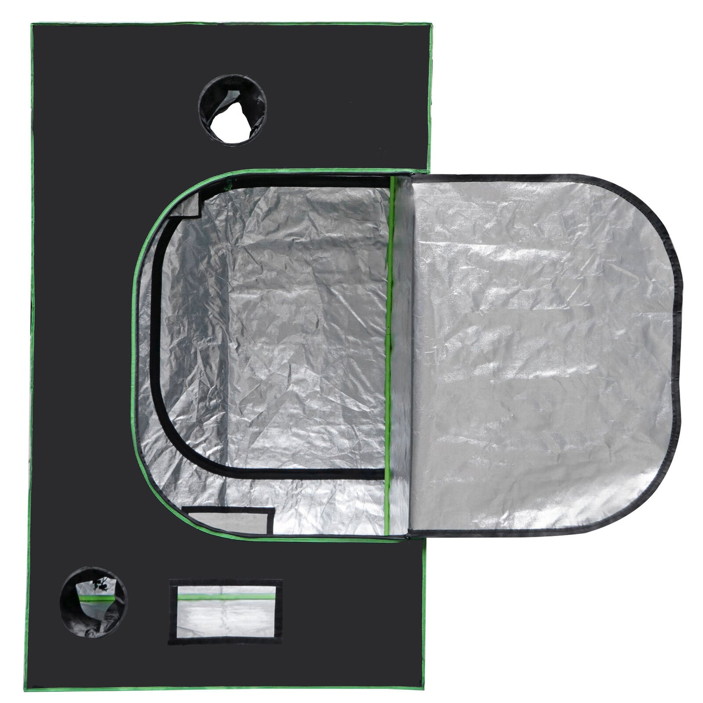 48"x48"x80" 100% Reflective Mylar Non Toxic Hydroponic Grow Tent Indoor Room