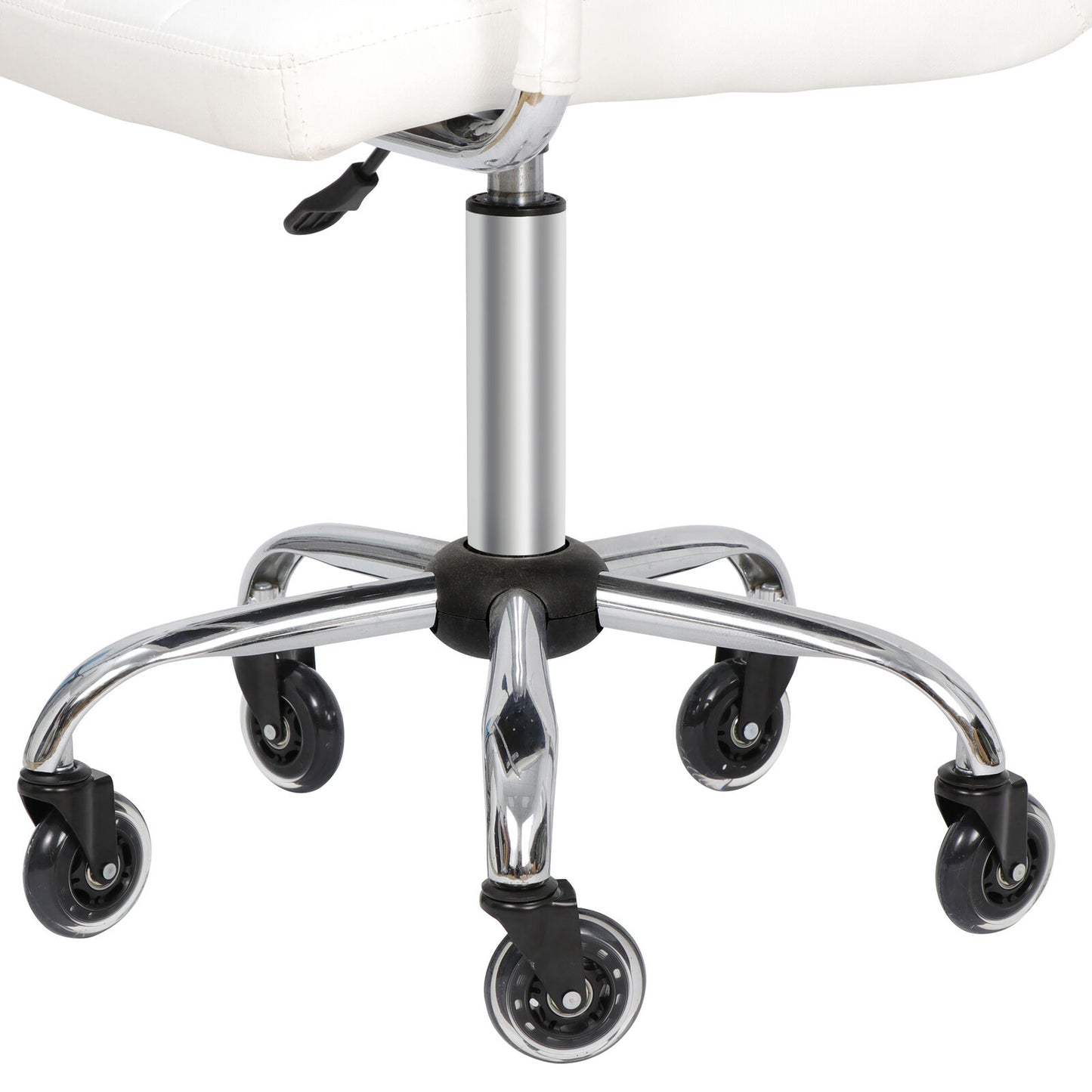 5Pcs Heavy Duty Office Chair Caster Swivel Wheels Replacement Desk Floor Mat