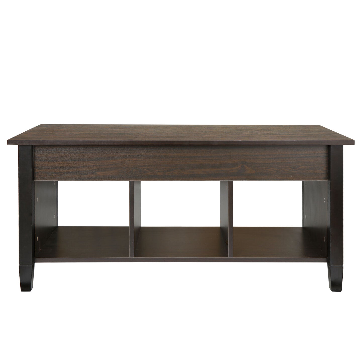 Lift Top Coffee Table with Hidden Storage Compartment Shelf for Living Room