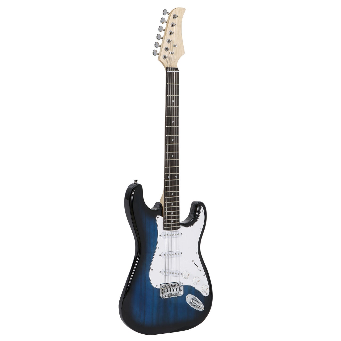 Full Size 39" Blue Electric Guitar with Amp,Case,Accessories Pack Beginner New