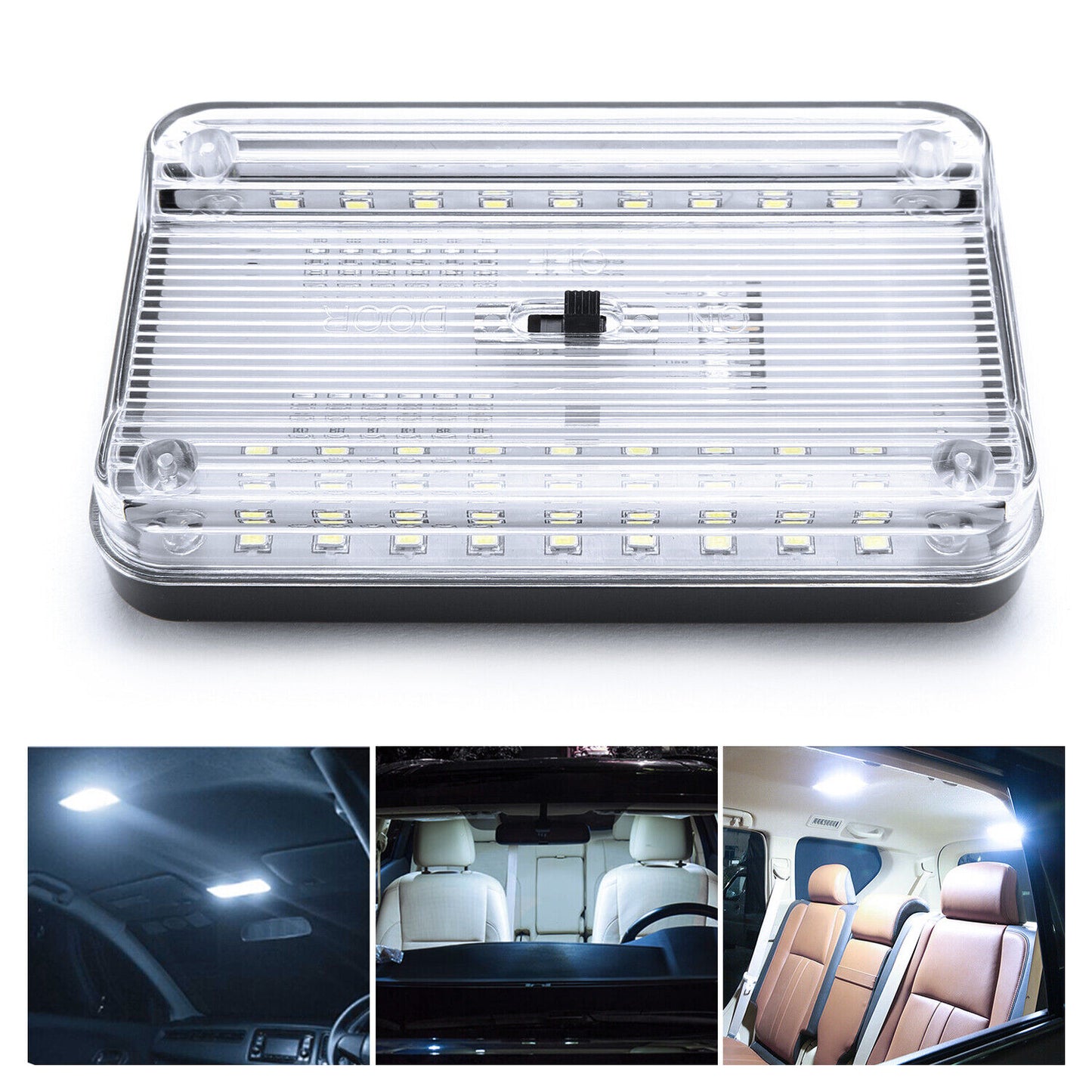 New 12V 36 LED Car Vehicle Interior Dome Roof Ceiling Reading Trunk Light Lamp
