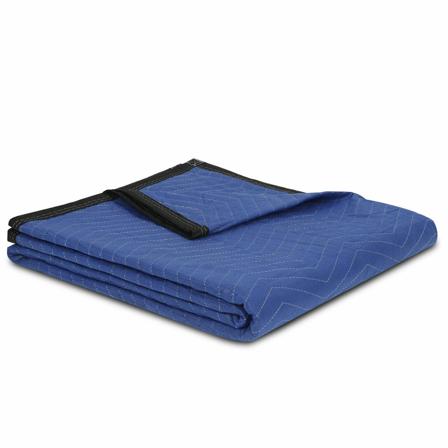 48 Pack Moving Blankets 80" x 72" Pro Economy Blue Shipping Furniture Pads