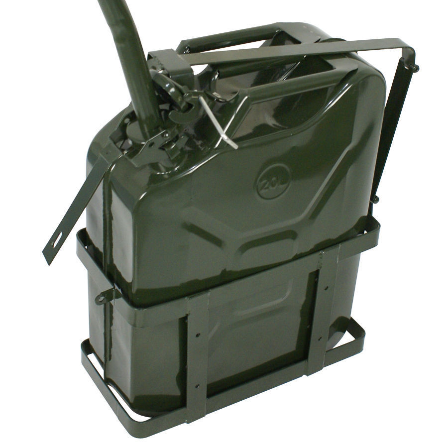 5 Gal NATO Style Jerry Can Gasoline Oil Can Metal Tank Emergency Backup Hol 20L
