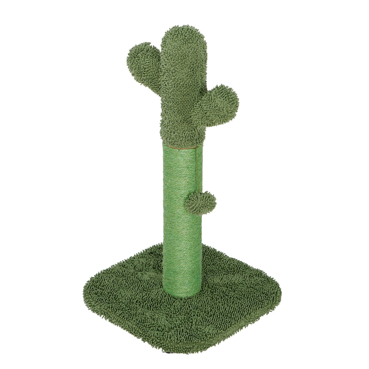 Cat Scratching Post with Teaser Ball Toy Kitten Activity Center Furniture Sturdy