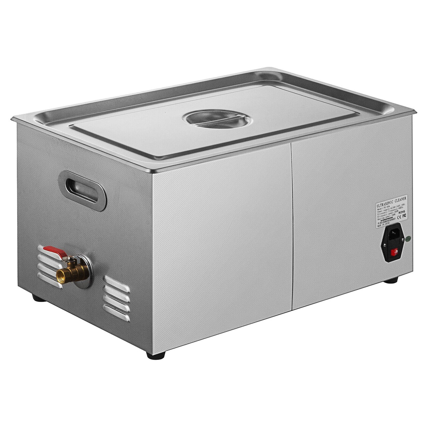 22L Digital Ultrasonic Cleaner Stainless Steel Industry Heated Heater w/Timer