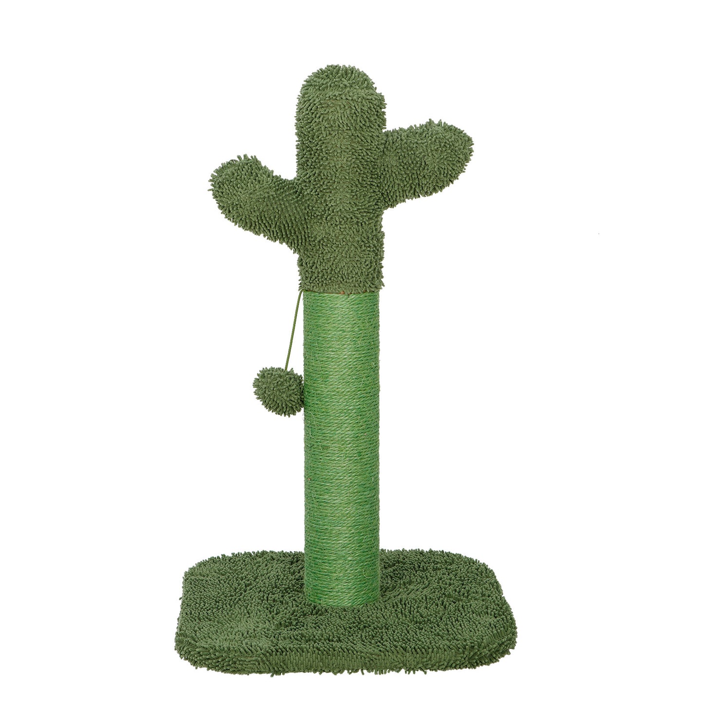 Cat Scratching Post with Teaser Ball Toy Kitten Activity Center Furniture Sturdy