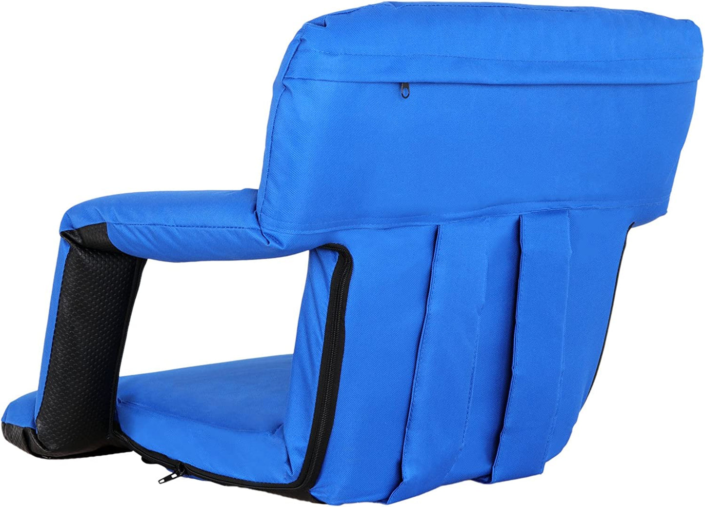 Folding Stadium Seat Chair with Back Support for Bleachers 2 Pack Reclining Bleacher Seat with Back and Cushion