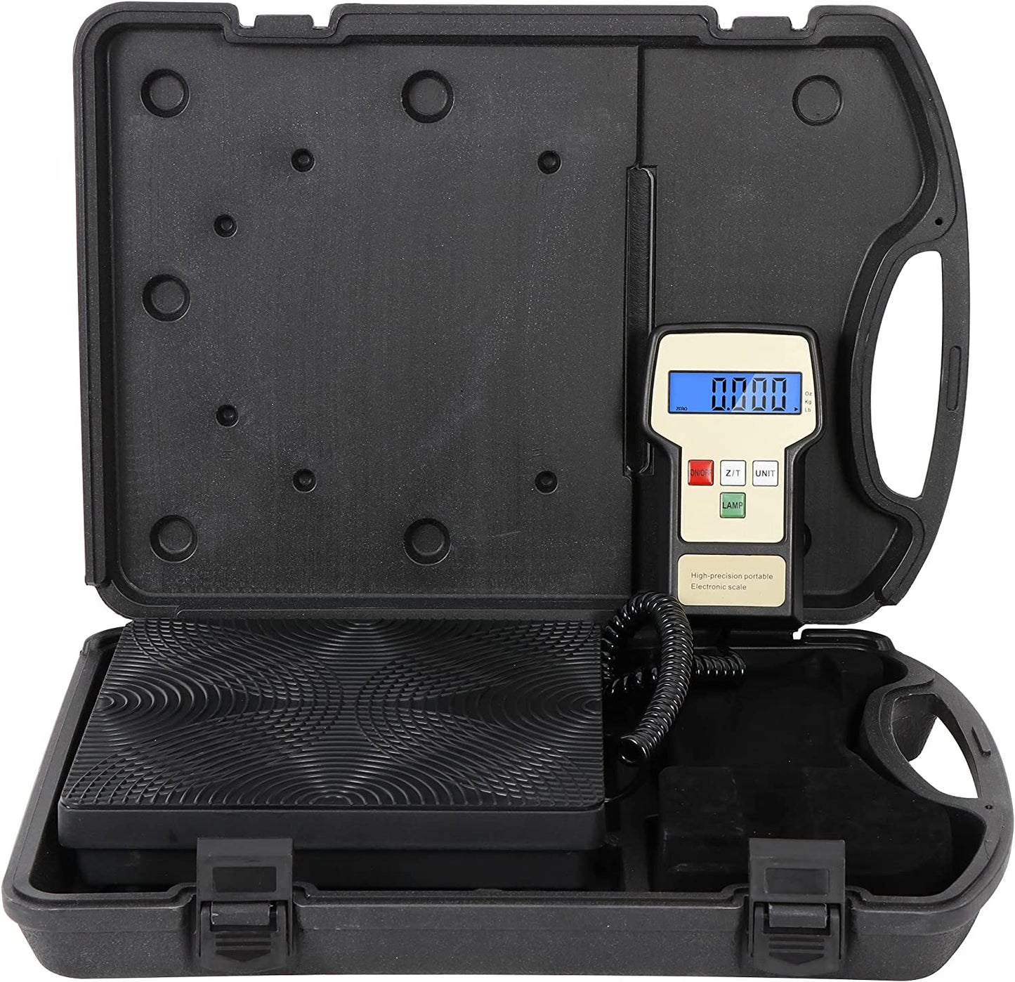 Electronic Digital Refrigerant Charging Weight Scale for HVAC A/C 154 Lbs with Case