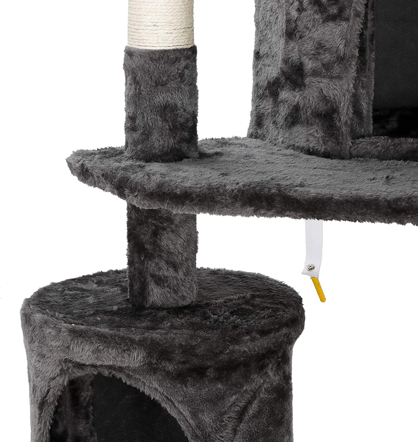 79 Inch Cat Tree, Multi-Level Cat Tower with Scratching Posts and Play House, Indoor Cat Furniture Condo Kitty Activity Center