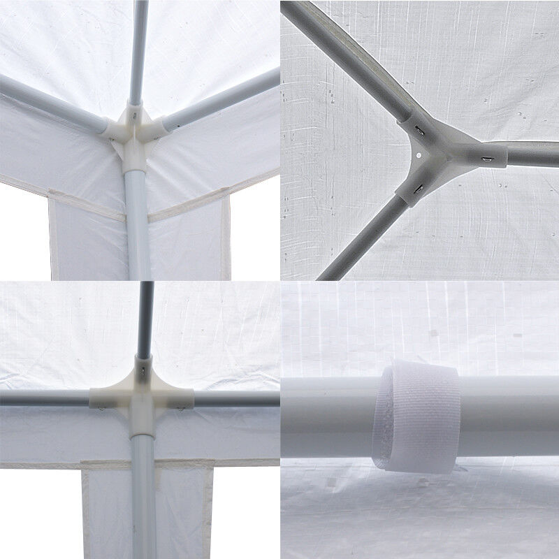 10'x30' Canopy Party Wedding Tent Gazebo Pavilion w/8 Side Walls Outdoor White