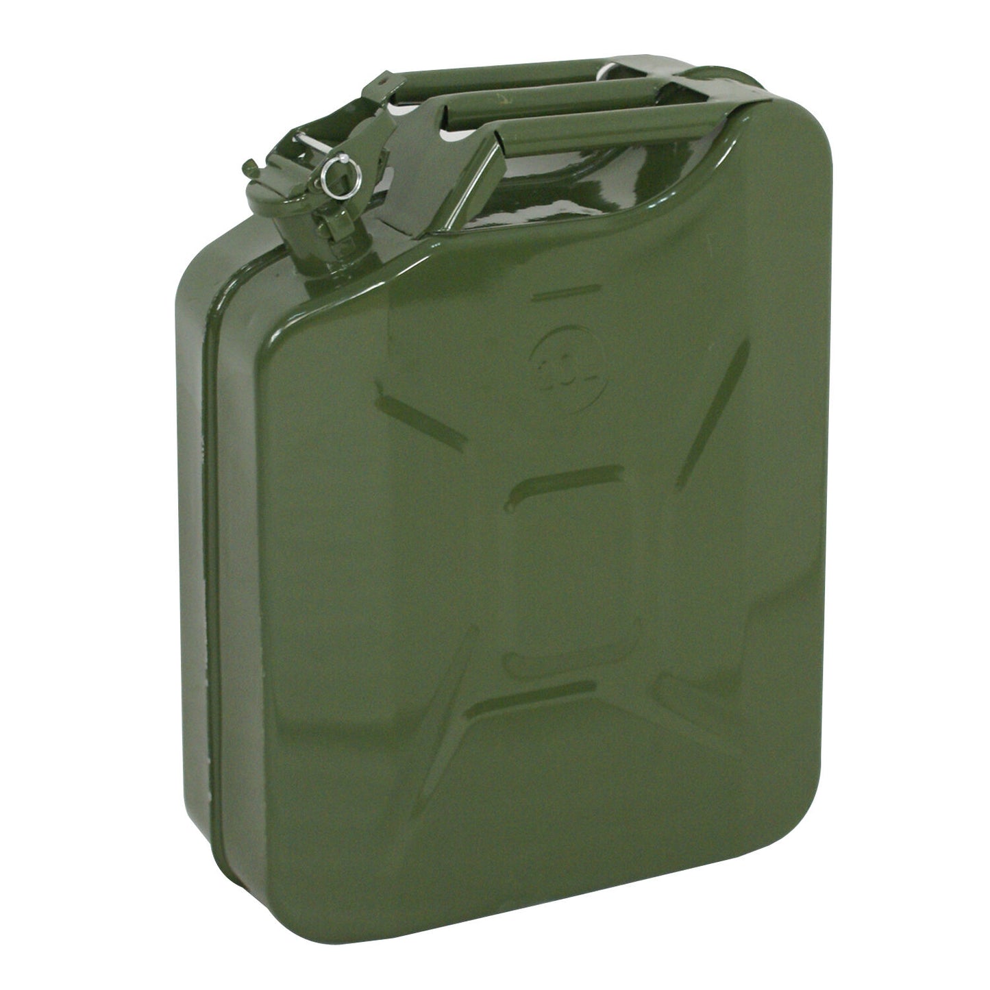 8PCS Jerry Can Green 20L 5 Gallon Backup Steel Tank Gas Gasoline Military Green