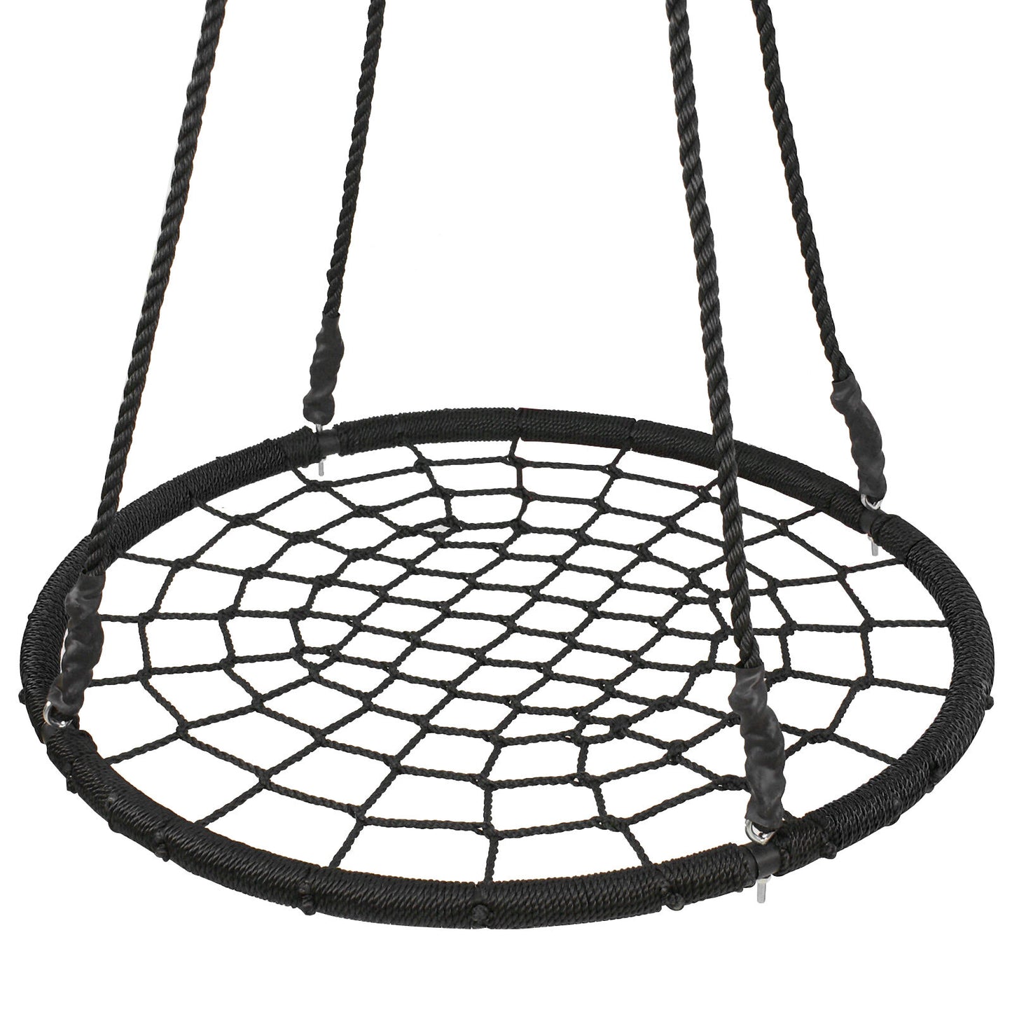 Detachable 40" Spider Web Tree Net Swing Outdoor Toy For Multiple Chidren EZ Set