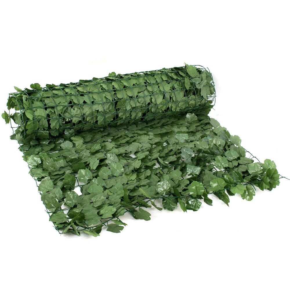 94" X 59" Faux Ivy Leaf Artificial Hedge Fencing Privacy Fence Screen Decorative