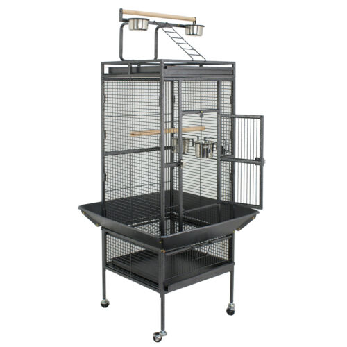 61" Large Bird Cage Large Play Top Parrot Finch Cage Pet Supplies Removable Part